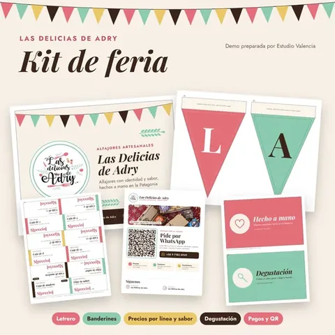 Kit de feria de Las Delicias de Adry